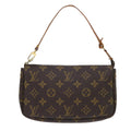 Louis Vuitton Pochette Accessoire  Canvas Clutch Bag