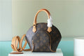 Louis Vuitton Ellipse GLAMI Handbag Created By Nicolas Ghesquiere From Classic Monogram Canvas For Women Brown 23cm/8.9in Louis Vuitton