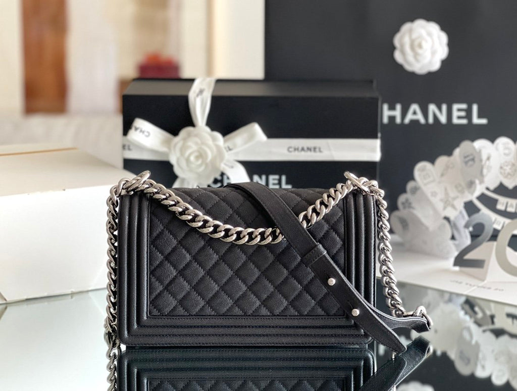 ChanelMeGLAMIum Classic GlamIap Bag 25cm Black For Women A67086