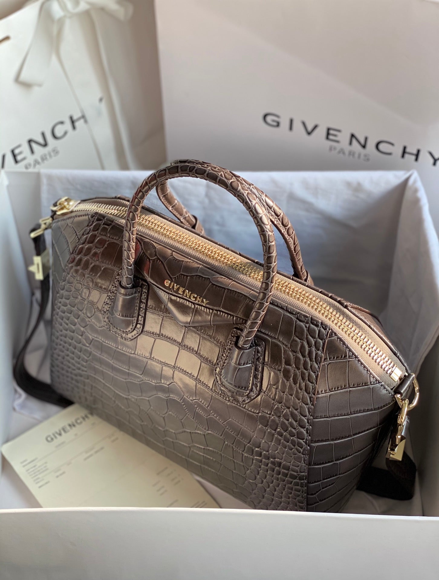 gv Antigona Bag SiLouis Vuittoner For Women, Handbags, Shoulder Bags 11in/28cm GVC