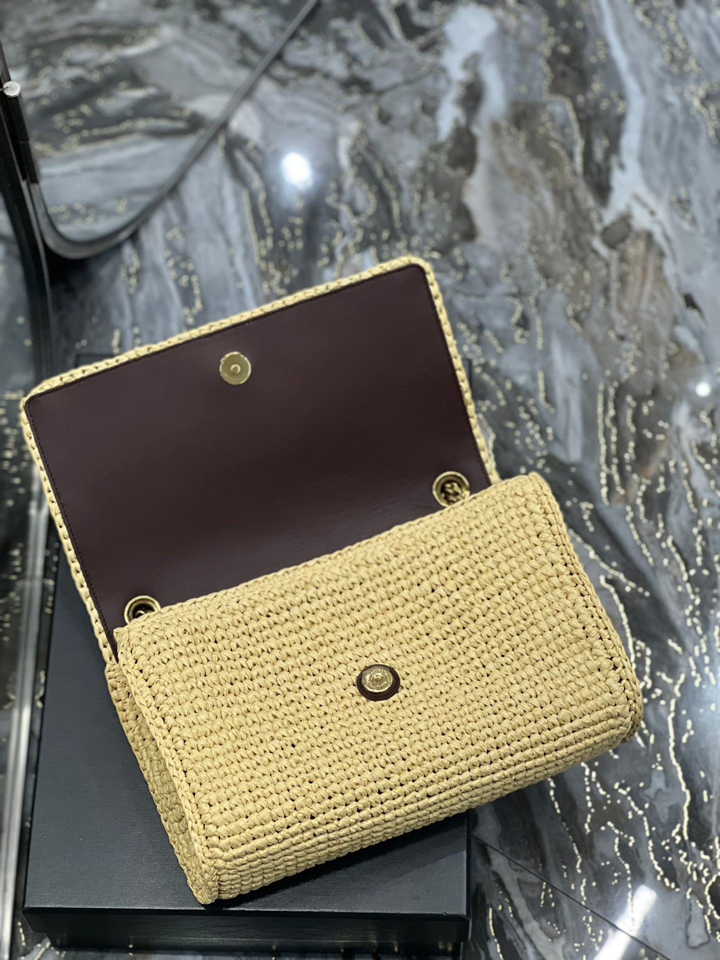YSSL Niki Medium Chain Bag Yellow For Women, Women’s Bags 11in/28cm YSLâ