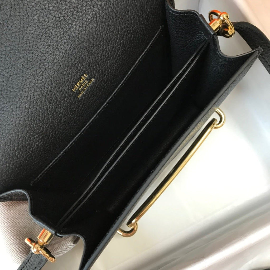Mini Evercolor Sac Roulis 19 Black For Women, Handbags, Shoulder Bags 7.5in/19cm