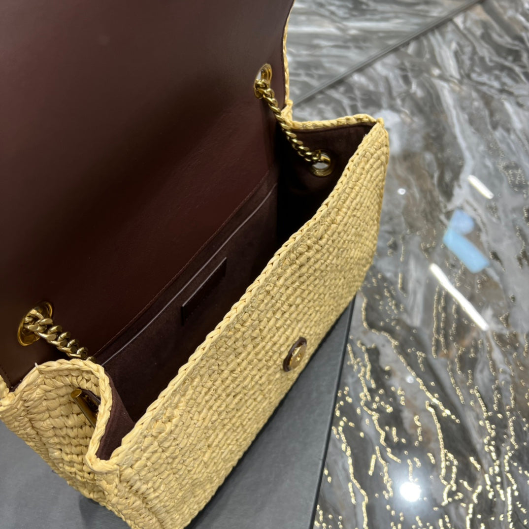 YSSL Niki Medium Chain Bag Yellow For Women, Women’s Bags 11in/28cm YSLâ