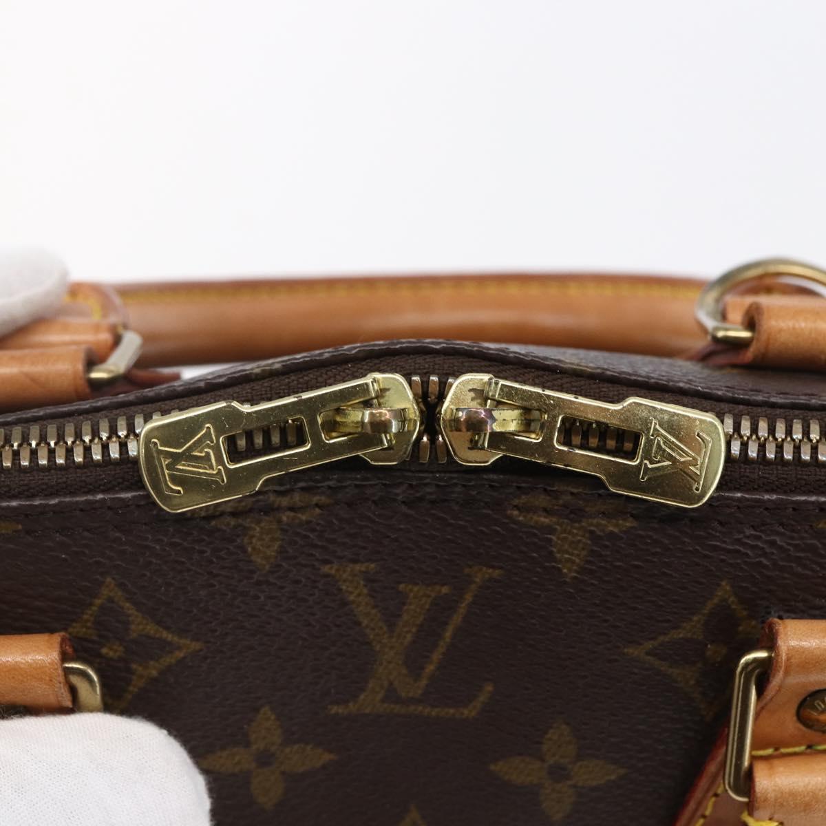 Louis Vuitton Alma Handbag Monogram Canvas Brown Canvas Handbag
