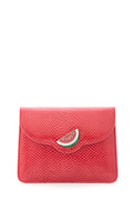 Judith Leiber Red Watermelon Detail Clutch NWT