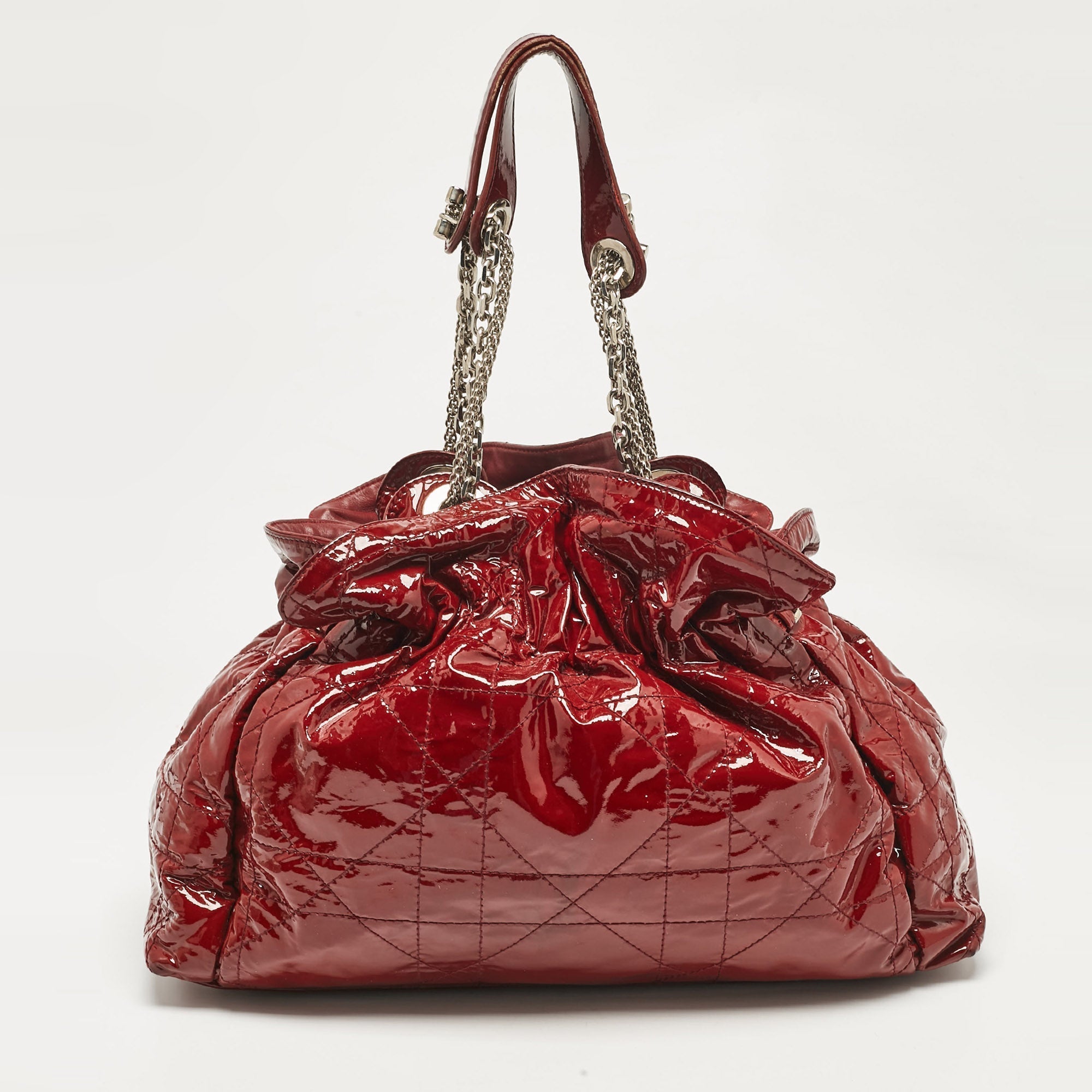 Dior Red   Leather Le Trente Tote