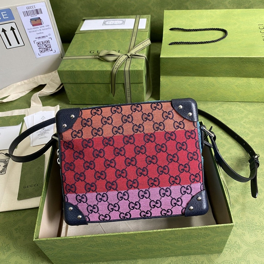 Gucci Multicolor Shoulder Bag In Gucci Multicolor Canvas For Women  9in/23cm Gucci  ‎626363