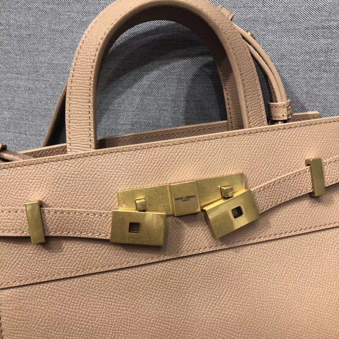 Top Quality Manhattan Nano Shopping Bag In Box Beige For Women 8.2in/21cm YSL