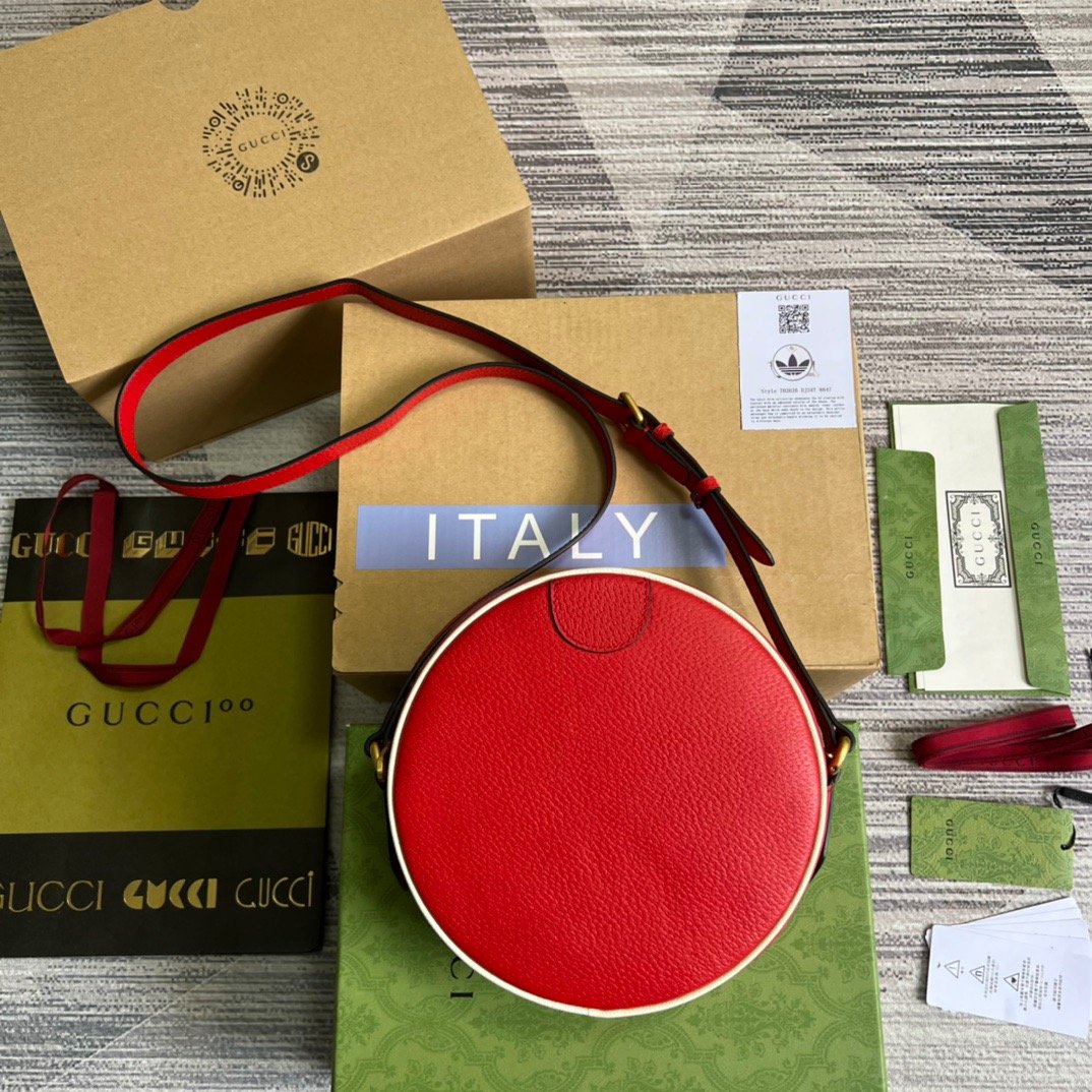 Gucci x ADiordas OphiDiora Shoulder Bag Red For Women, Women’s Bags 8.6in/22cm Gucci 702626 DJ24T 6484