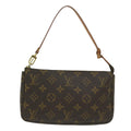 Louis Vuitton Pochette Accessoire  Canvas Clutch Bag
