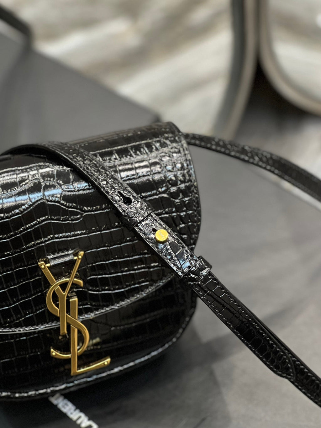 Top Quality Kaia Small Satchel Black For Women, Women’s Bags 7in/18cm YSL? 619740DND0W1000