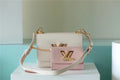 Louis Vuitton Twist PM Bag, Shoulder and Cross Body Bags For Women Taupe Brown / Pink 7.5in/19cm Louis Vuitton M59886