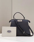 Peekaboo ISeeU MeDiorum Black For Women, Women’s Handbags, Shoulder Bag 13.1in/33.5cm FF