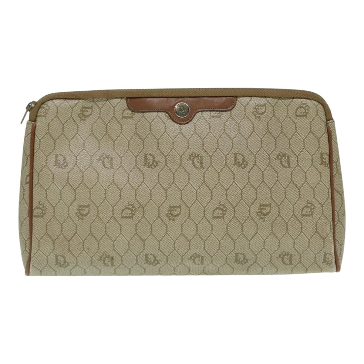 Dior Honeycomb  Canvas Clutch Bag