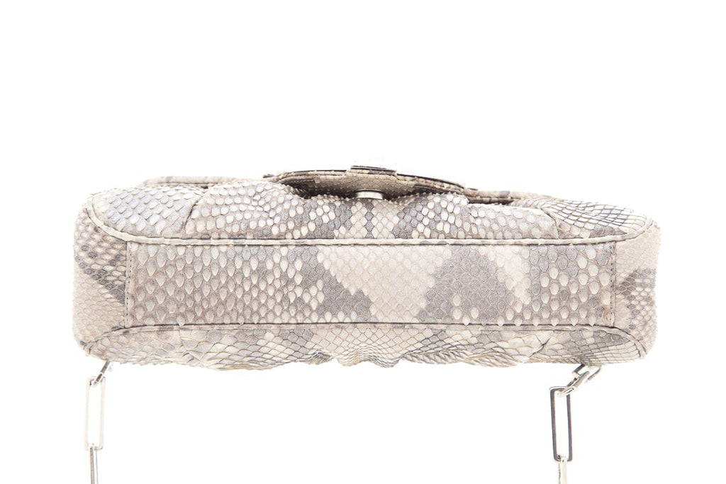 Judith Leiber Snake & Crystal Detail Clutch