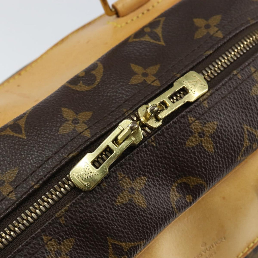 Louis Vuitton Deauville Handbag Monogram Canvas Brown Canvas Handbag