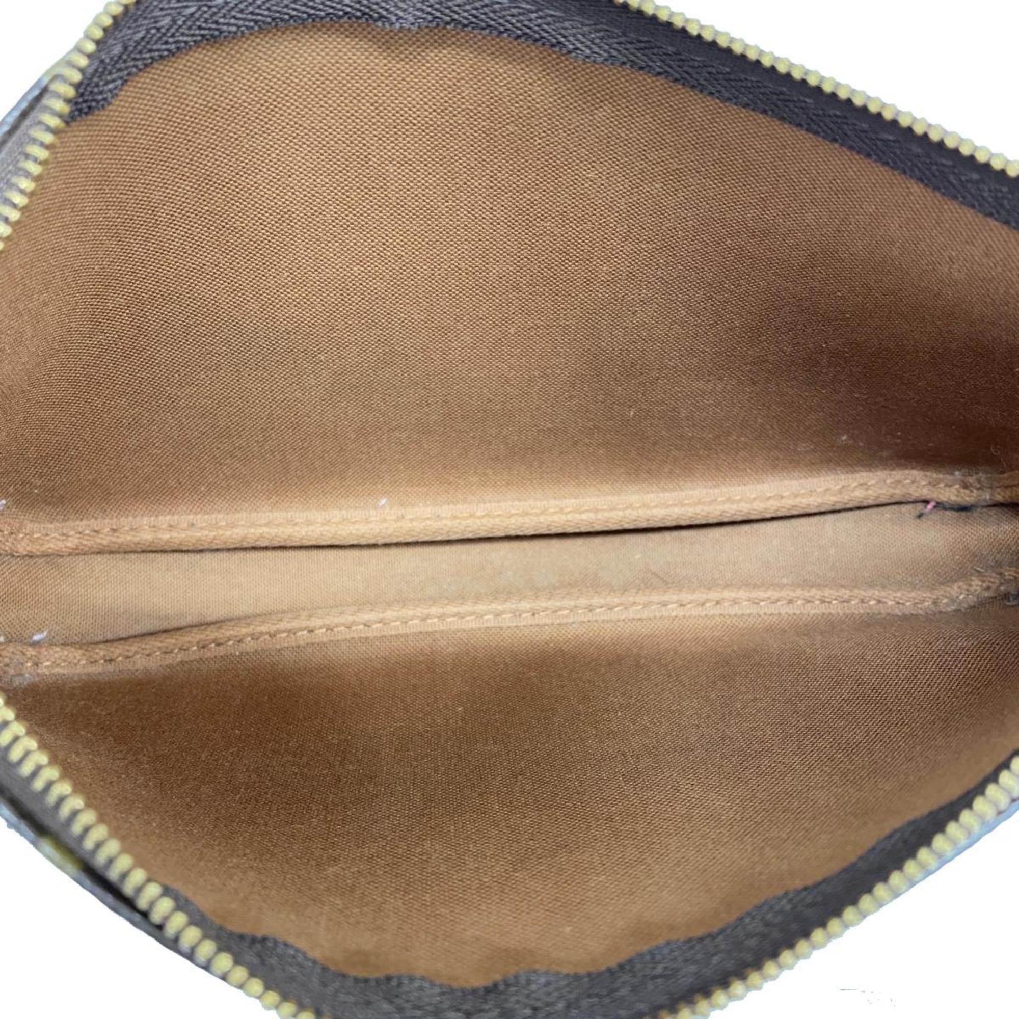Louis Vuitton Pochette Accessoires  Canvas Clutch Bag