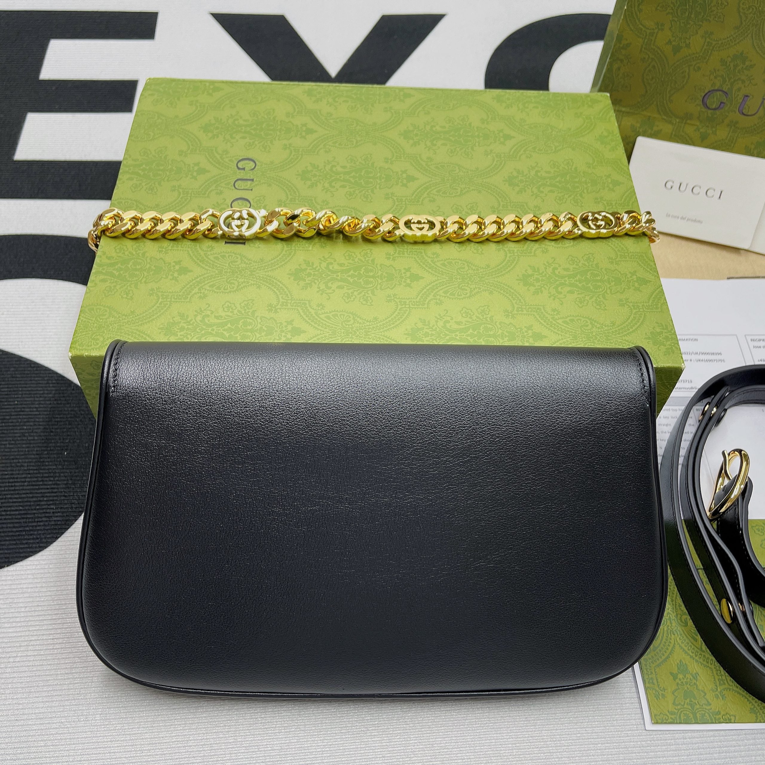 BlonGLAMIe Shoulder Bag Black For Women, Women’s Bags 11in/28cm GlamiÃ¢â‚¬Å½ 699268 UXX0G 1000