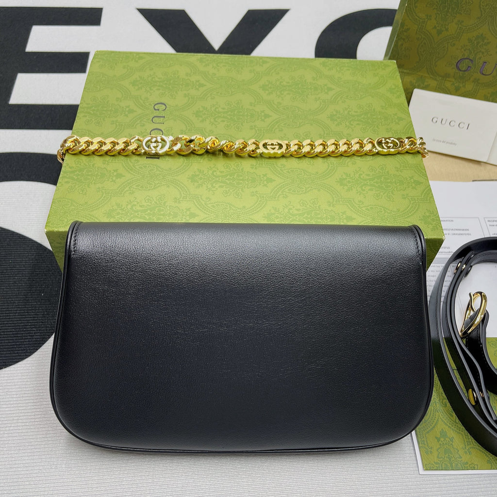 Gucci BlonDiore Shoulder Bag Black For Women, Women’s Bags 11in/28cm Gucci‎ 699268 UXX0G 1000