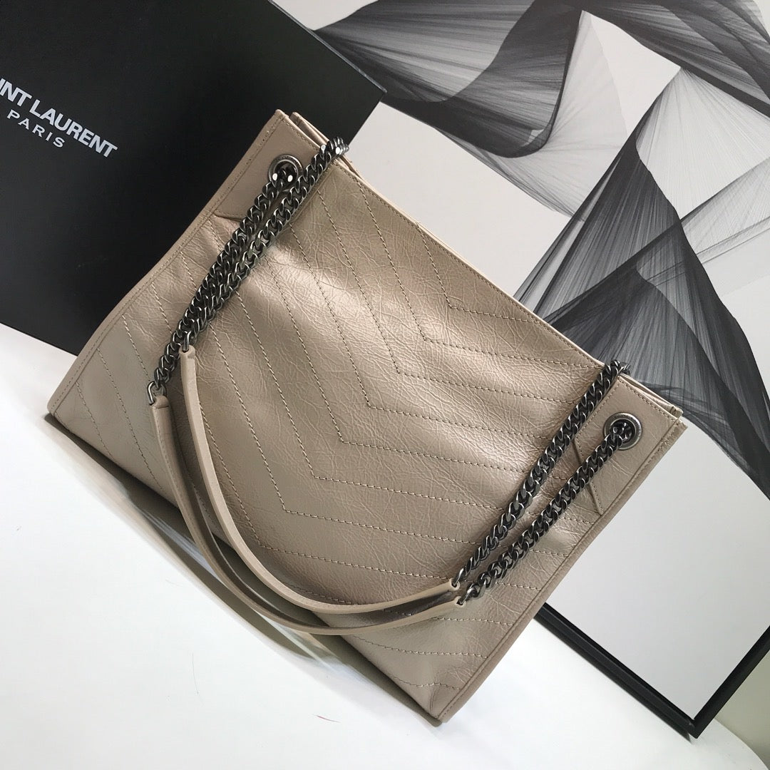 YSSL Niki Medium Shopping Bag Beige For Women 12in/32cm YSLÂ 