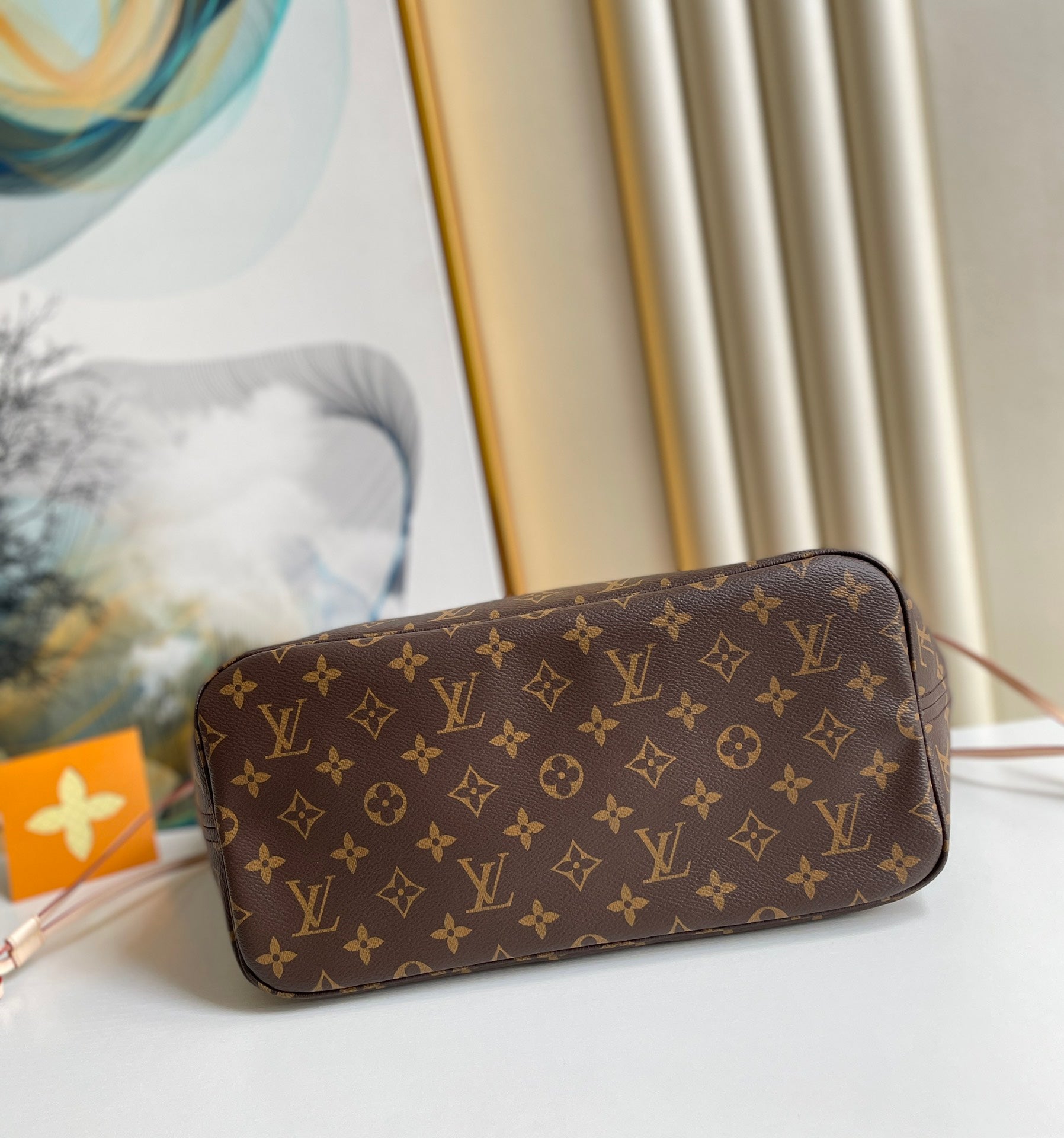 Louis Vuitton Neverfull MM Monogram Canvas Red For Women,  Shoulder Bags 12.6in/31cm Louis Vuitton M41178