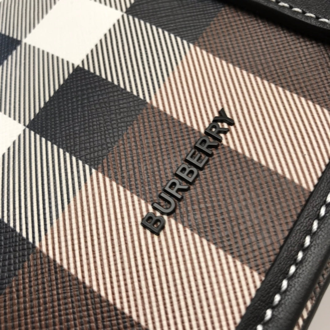 Burberry Check And Crossbody Bag For Men, Bags 7.7in/19.5cm 80528041