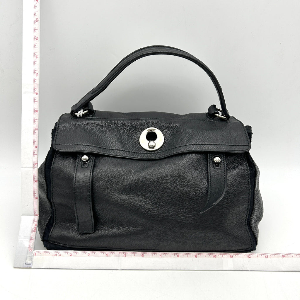 Yves Saint Laurent Leather Top Handle Bag - Black Shoulder Bags, Handbags LA6001