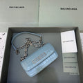 Gossip Small On Chain Shoulder Bag Blue, For Women,  Bags 7.4in/19cm