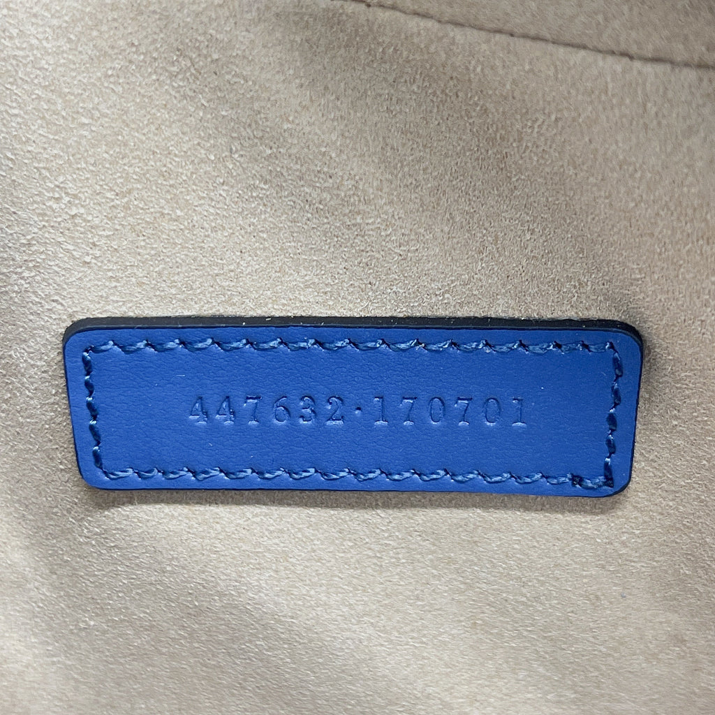 Gucci Marmont Matelasse Shoulder Bag Blue For Women, Women’s Bags 9.5in/24cm Gucci 634936 UM8BF 4340