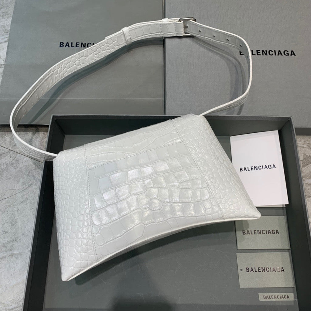Downtown Small Shoulder Bag In White, For Women,  Bags 11.8in/30cm
