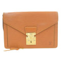 Louis Vuitton Sellier Drangonne  Leather Clutch Bag