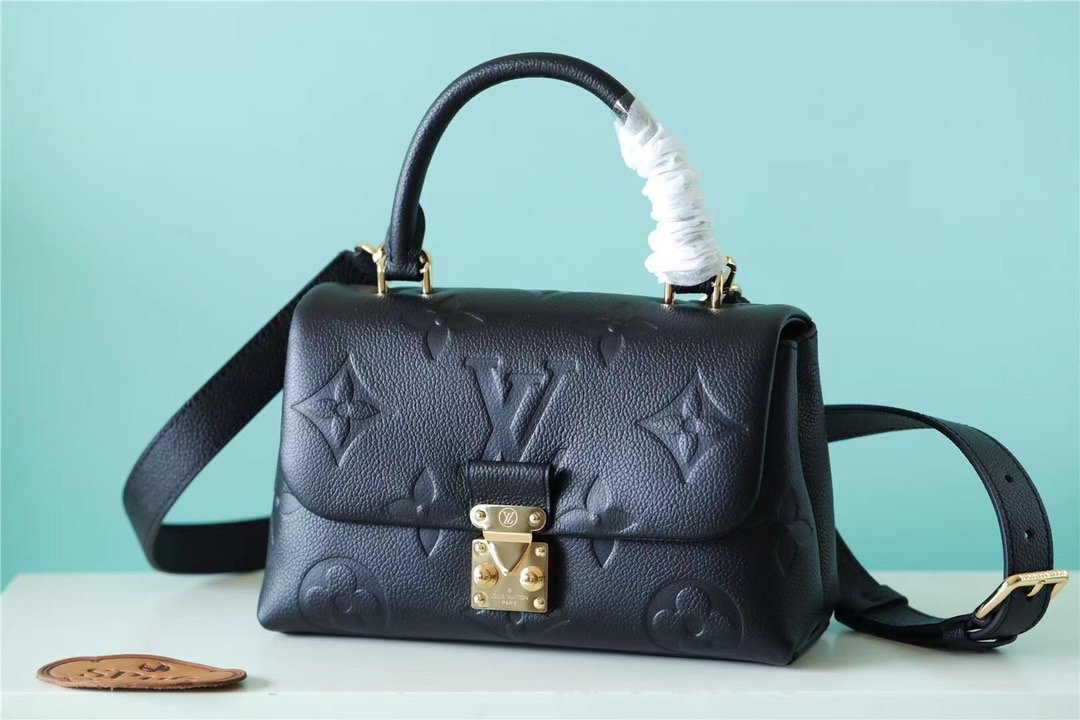 Louis Vuitton Madeleine Monogram Empreinte Black For Women,  Shoulder and Crossbody Bags 9.4in/24cm Louis Vuitton