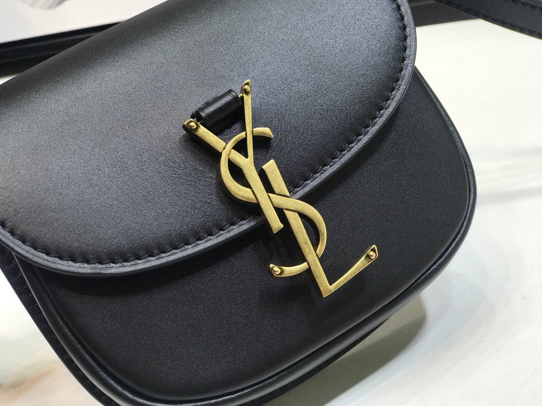 YSSL Kaia Small Satchel Black For Women 7in/18.5cm YSL 619740BWR0W1000