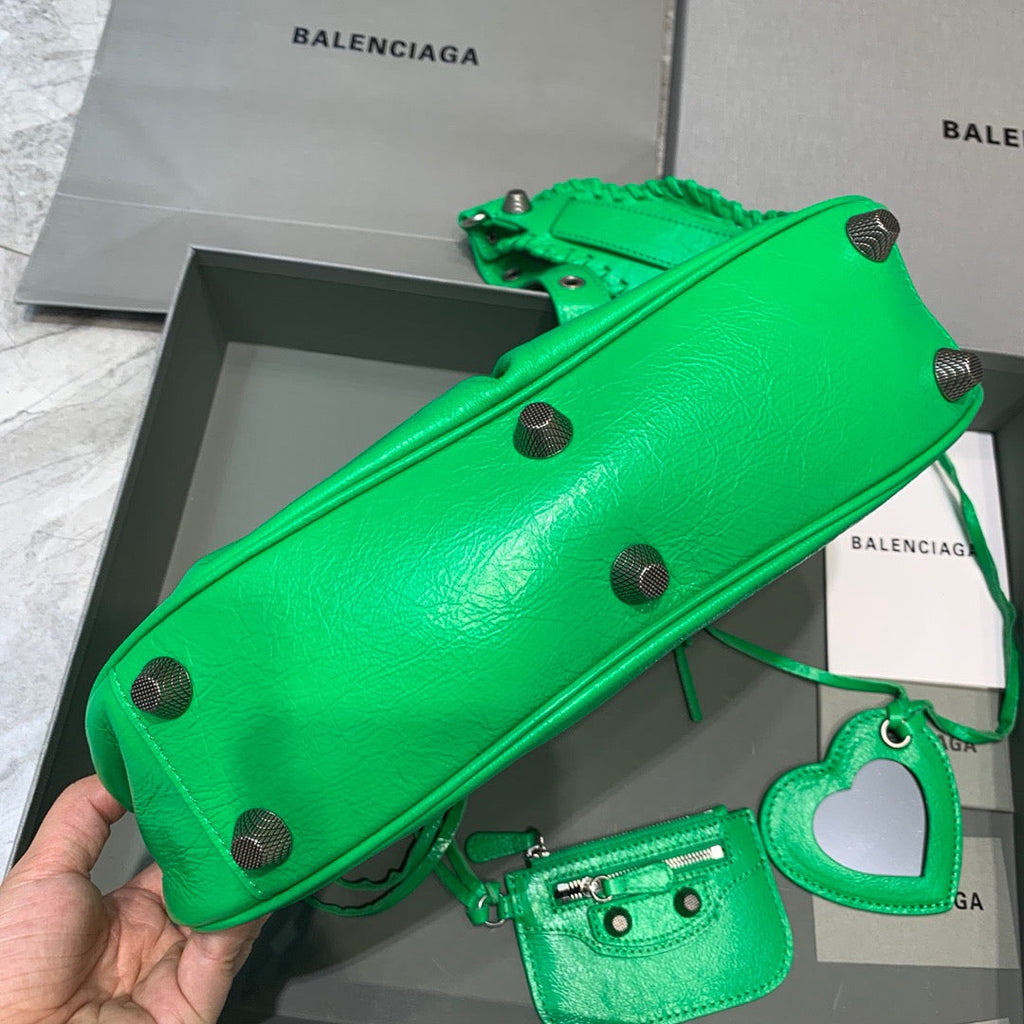 Balen Le Cagole XS Shoulder Bag In Green, For Women,  Bags 13in/33cm