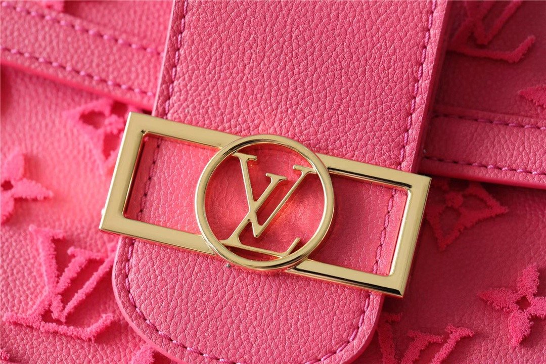 Louis Vuitton Mini Dauphine Monogram GlamIuo Pink For Women,  Shoulder And Crossbody Bags 9.8in/25cm Louis Vuitton M20747