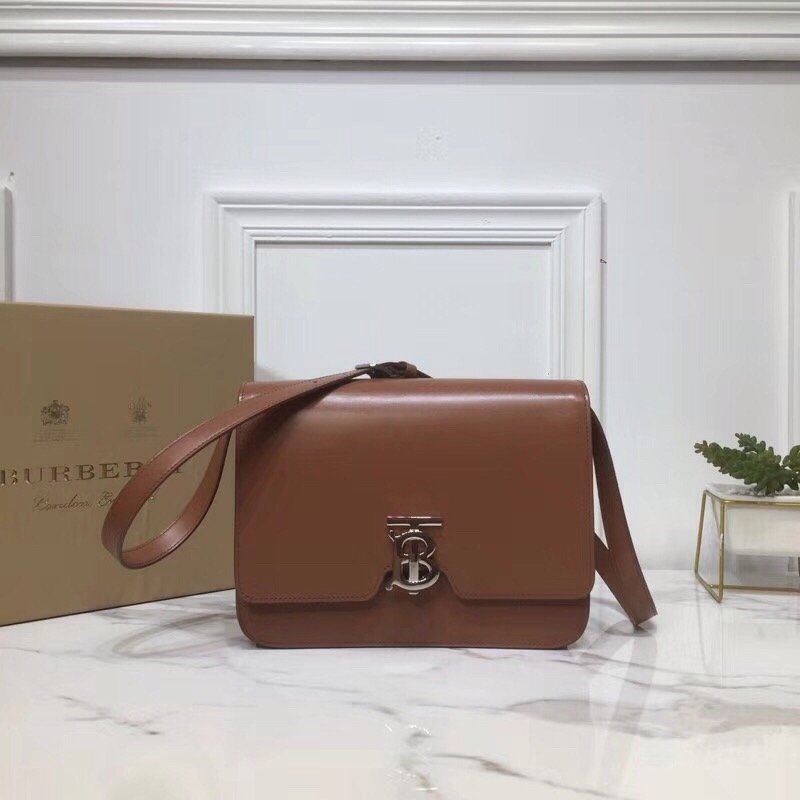 Burberry Small TB Crossbody Bag Monogram Brown For Women, Bags 8.3in/21cm