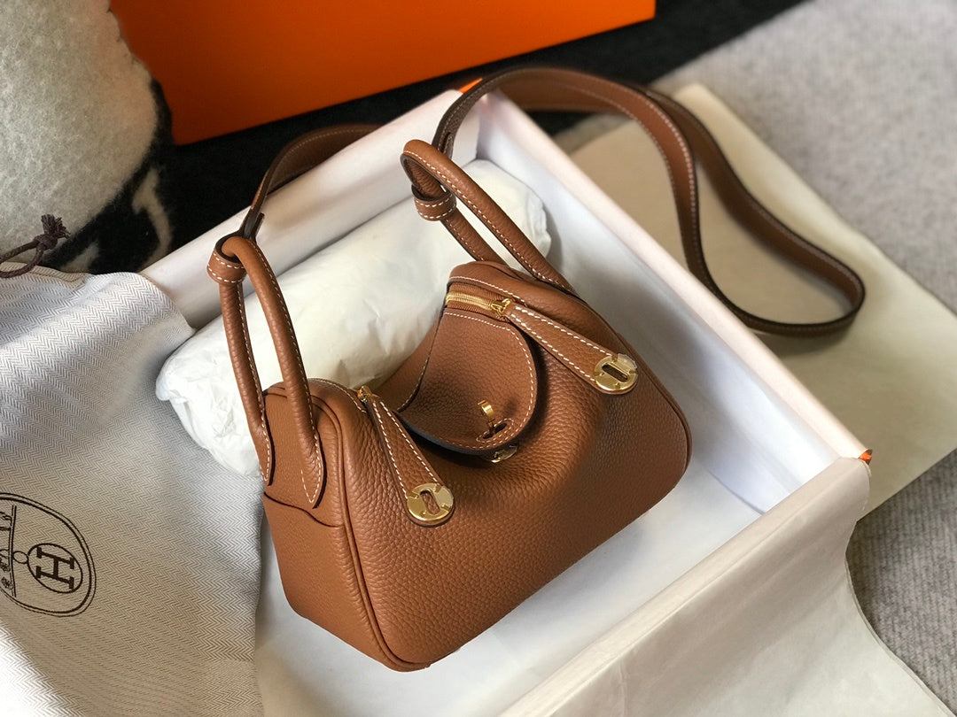 Lindy Mini ClemenBag Brown For Women, WomenÃ¢â‚¬â„¢s Handbags, Shoulder And Crossbody Bags 7.5in/19cm