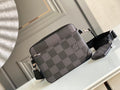 Louis Vuitton Trio Messenger Damier Graphite Black For Men, Bags, Shoulder And Crossbody Bags 9.8in/25cm Louis Vuitton N50017