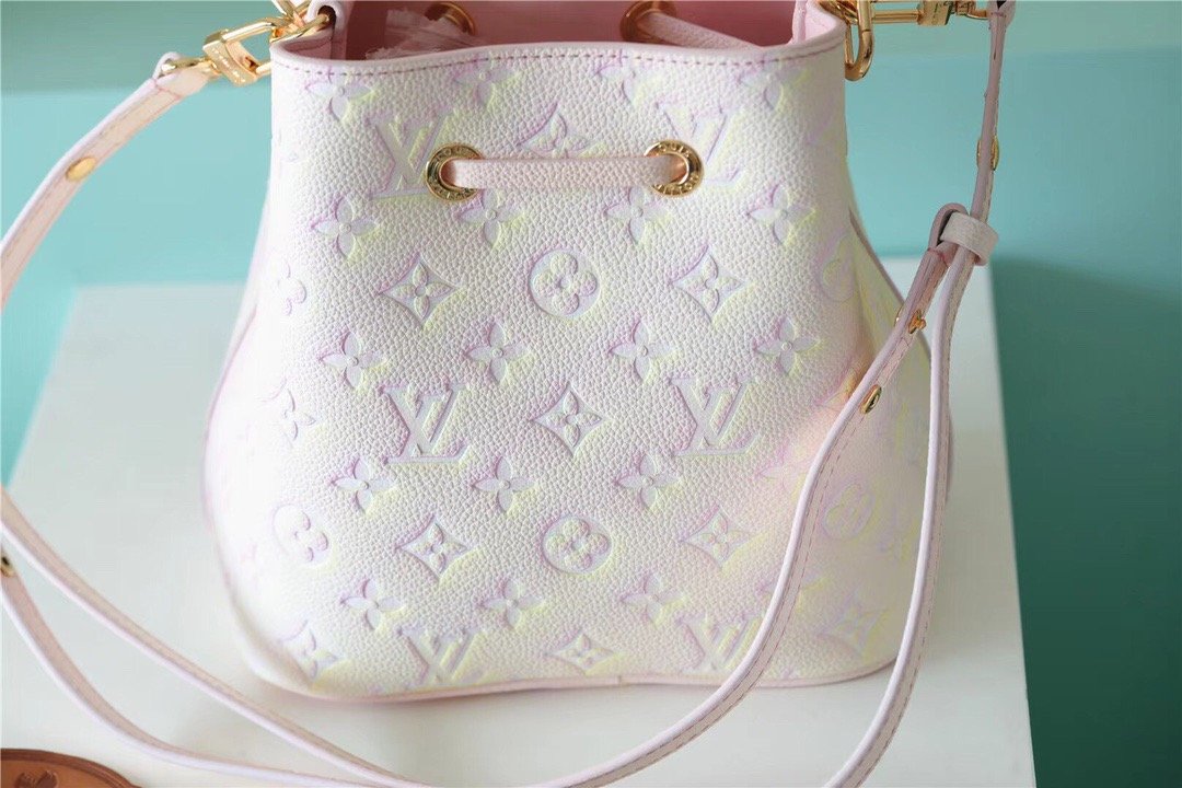 Louis Vuitton NeoNoe Monogram Empreinte Pink For Women,  Shoulder And Crossbody Bags 7.9in/20cm Louis Vuitton M46174