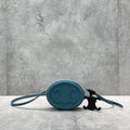 Crossbody Oval Purse Cuir Triomphe Blue For Women 6in/16cm 10I703DPQ.07DD