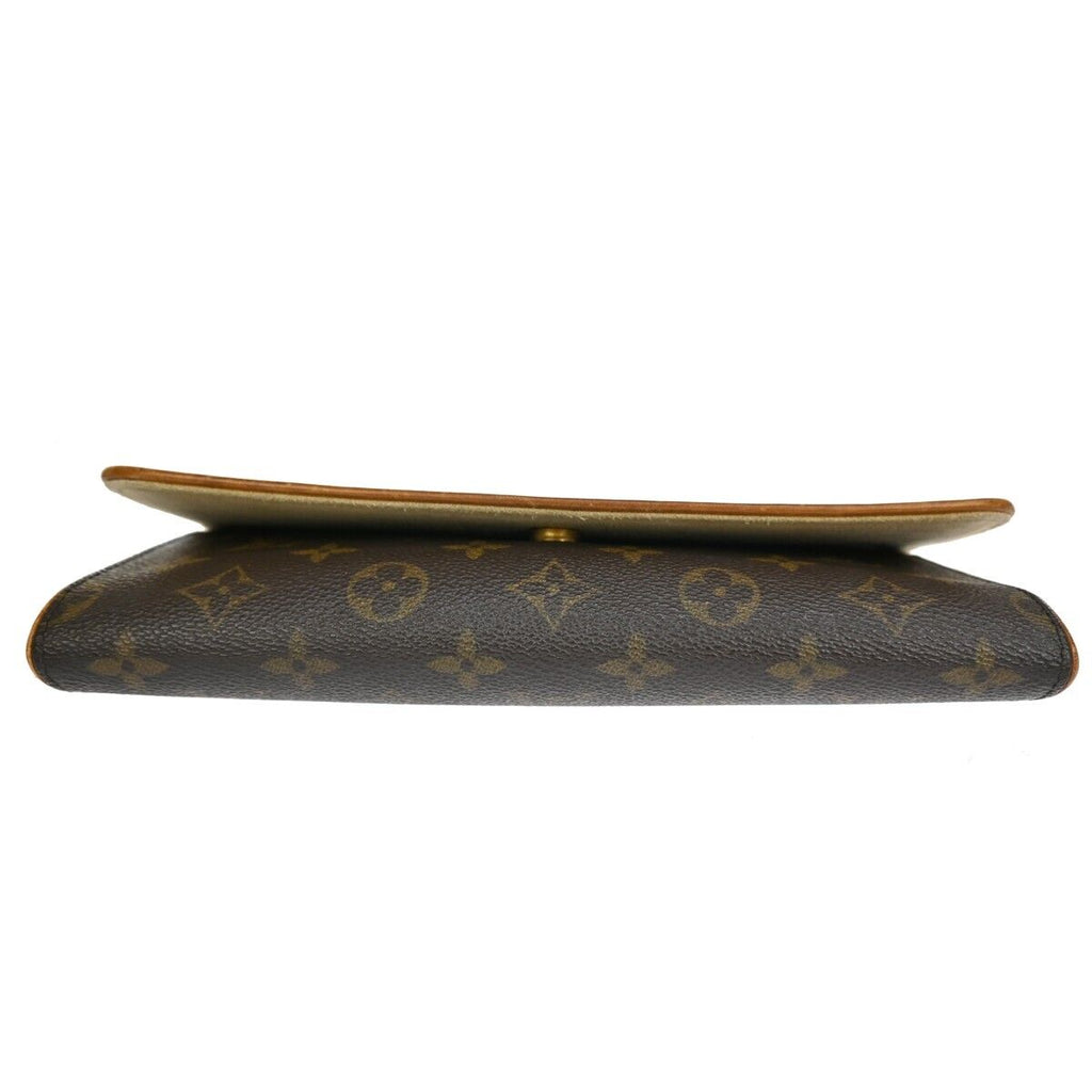 Louis Vuitton Pochette Twin Gm  Canvas Clutch Bag