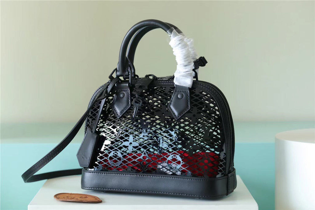 Louis Vuitton Alma PM Monogram Black For Women, Women’s Handbags, Shoulder And Crossbody Bags 13.4in/34cm Louis Vuitton M20355