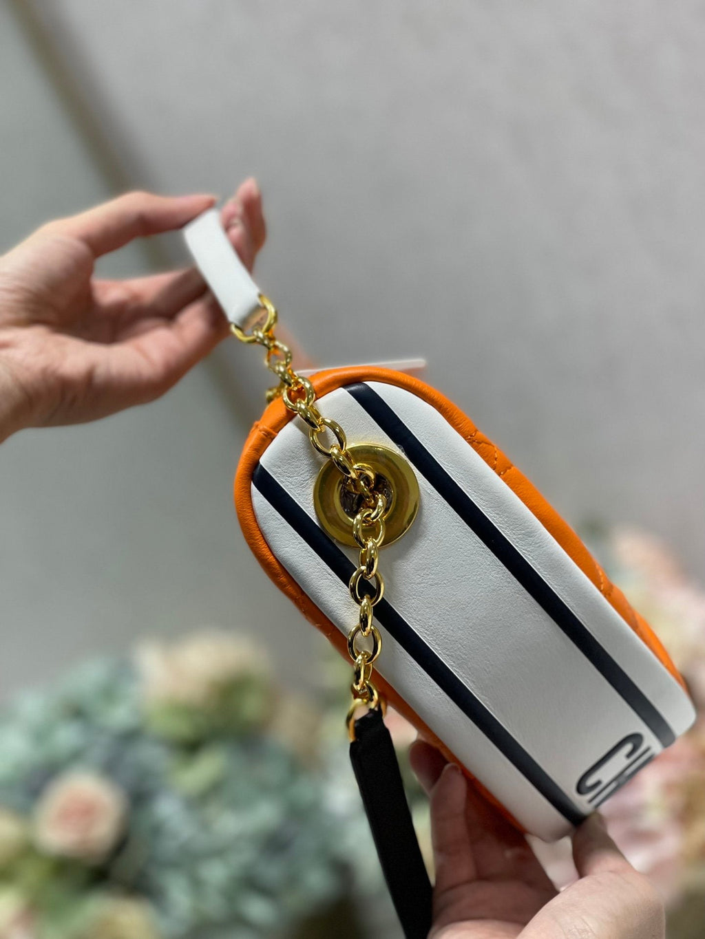 Dior MeDiorum Vibe Hobo Bag, Orange Handbags, Crossbody Bags, 30cm CD