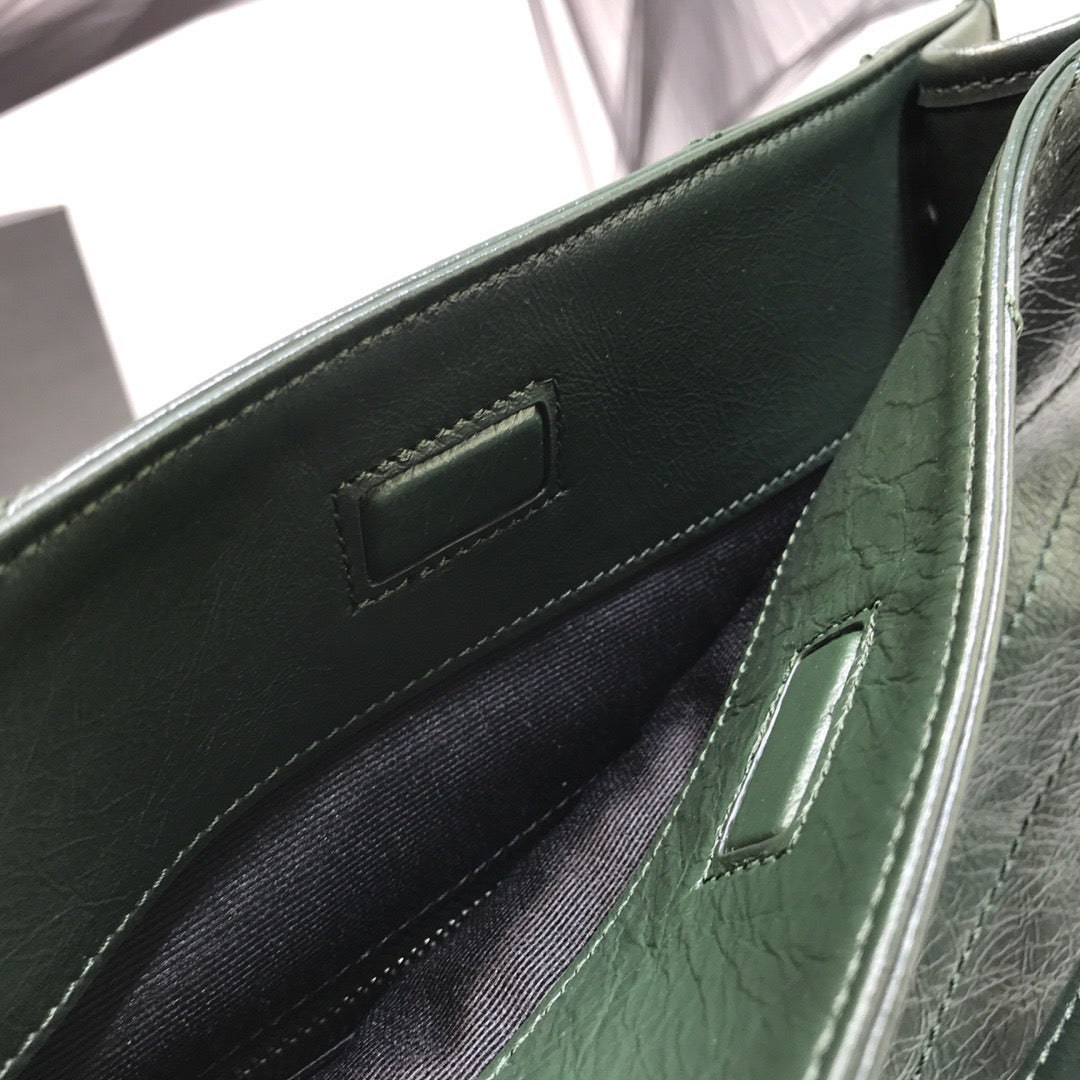 YSSL Niki Medium Shopping Bag Green For Women 12in/32cm YSL