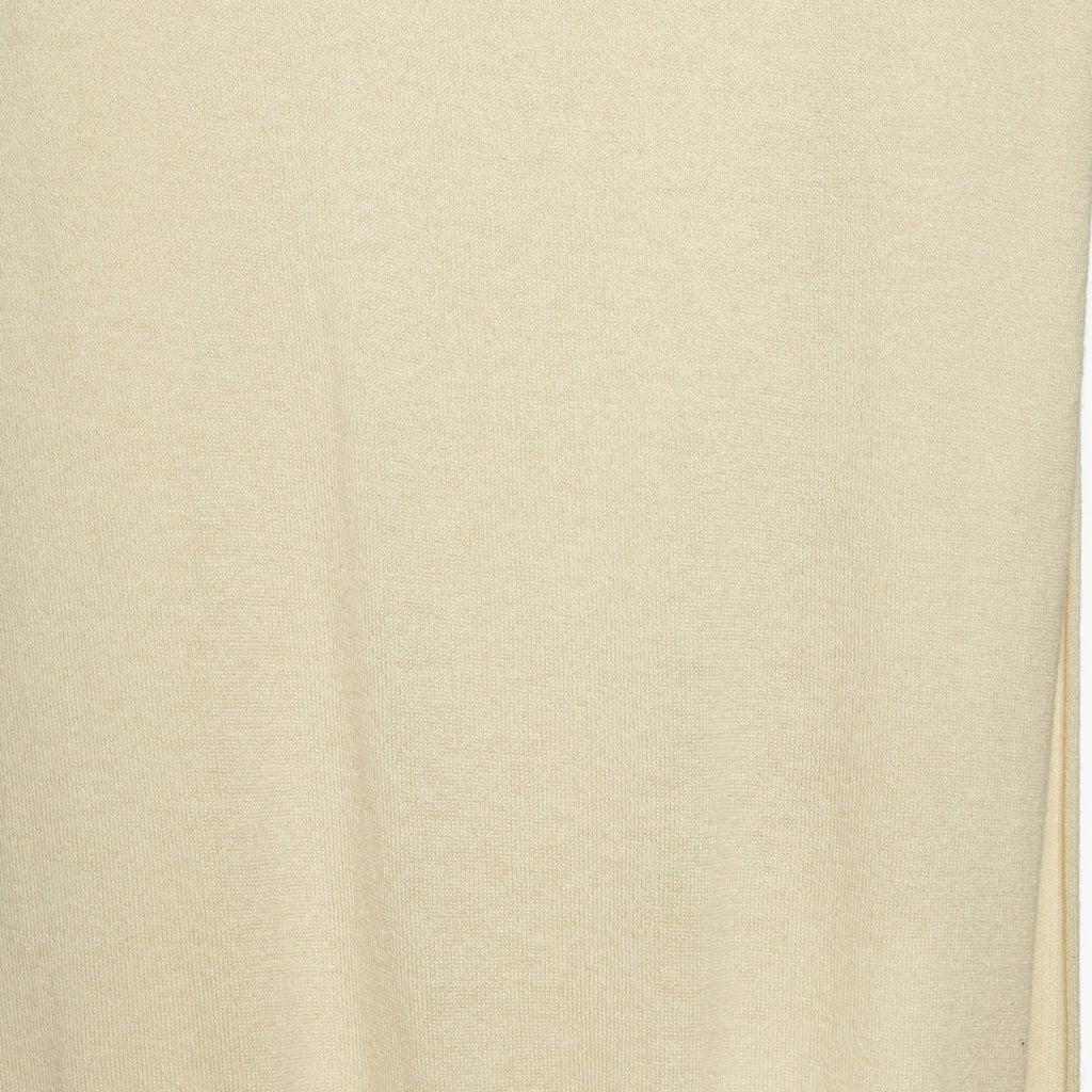Dior Cream Cashmere Fringed Stole