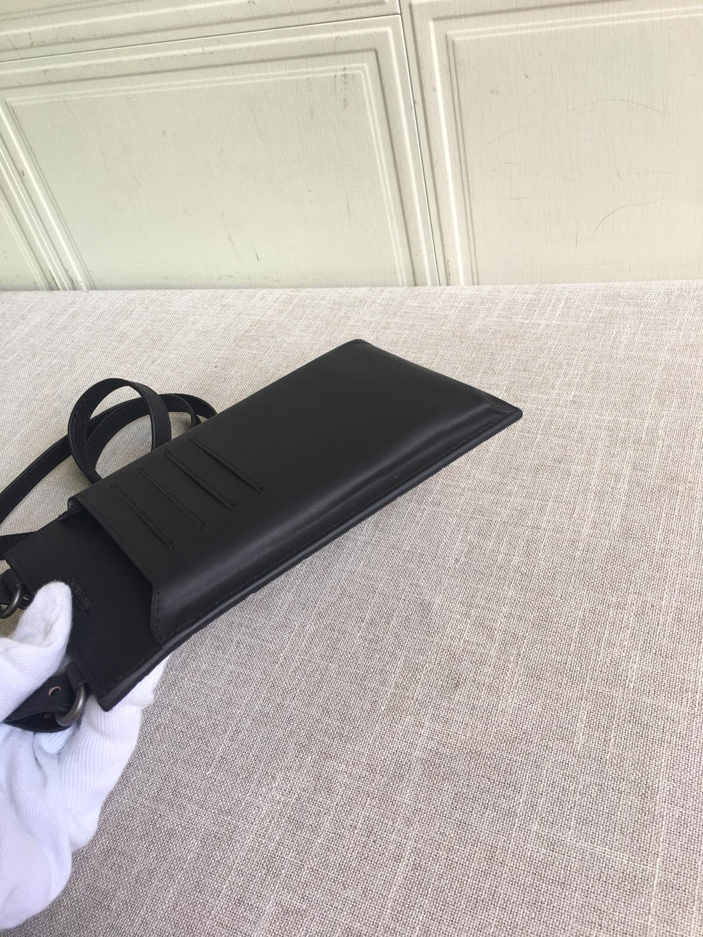 Zipped Card Case Shoulder Black, For Women, Women Bags 7.4in/19cm