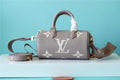 Louis Vuitton Papillon Monogram Empreinte Tourterelle / Creme Beige For Women, WomenÃƒÂ¢Ã¢â€šÂ¬Ã¢â€žÂ¢s Handbags, Shoulder Bags And Crossbody Bags 7.9in/20cm Louis Vuitton M46031