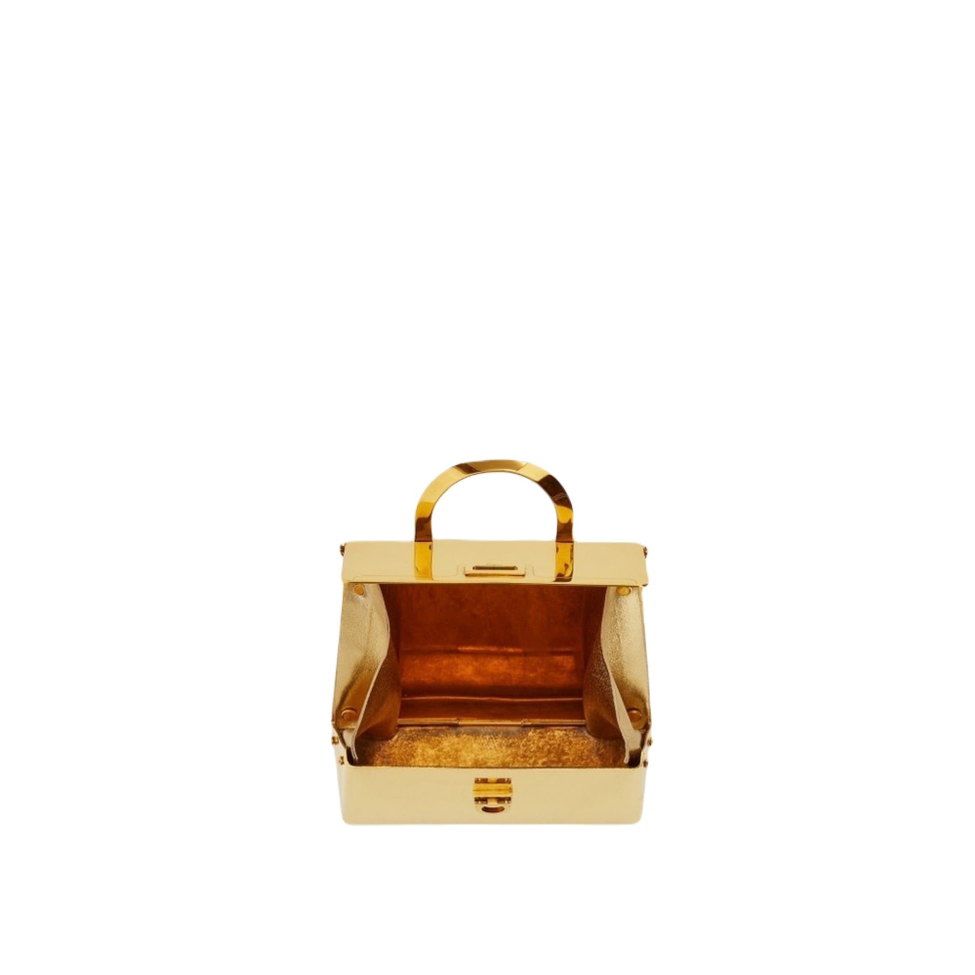Ferragamo Trifolio Small Handbag Gold
