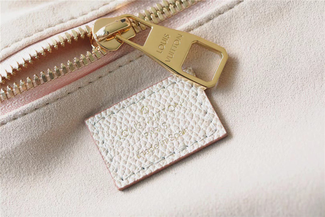 Louis Vuitton Neverfull MM Monogram Empreinte Pale Beige For Women,  Shoulder and Crossbody Bags 12.2in/31cm Louis Vuitton M46231