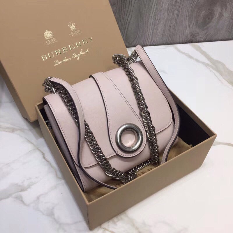 Burberry Grommet Detail Crossbody Bag Dark Light PiNike For Women, Women’s Bags 7.1in/20cm